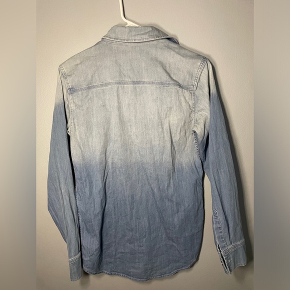7 For All Mankind Classic Ombré Chambray Button Down - Picture 3 of 3